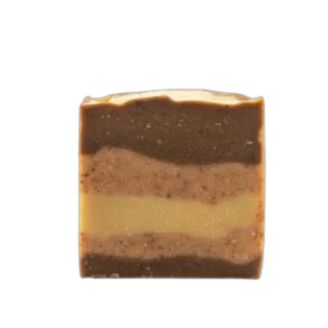 סבון קפה טבעי עם חימר לבן, פחם פעיל ושמן אתרי לבנדר