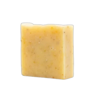 סבון קלנדולה טבעי עם שמנים אתריים של עץ ארז ולימון