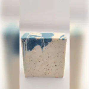 סבון פילינג טבעי: חימר לבן, אינדיגו וזרעי צ'יא, תמונה 3